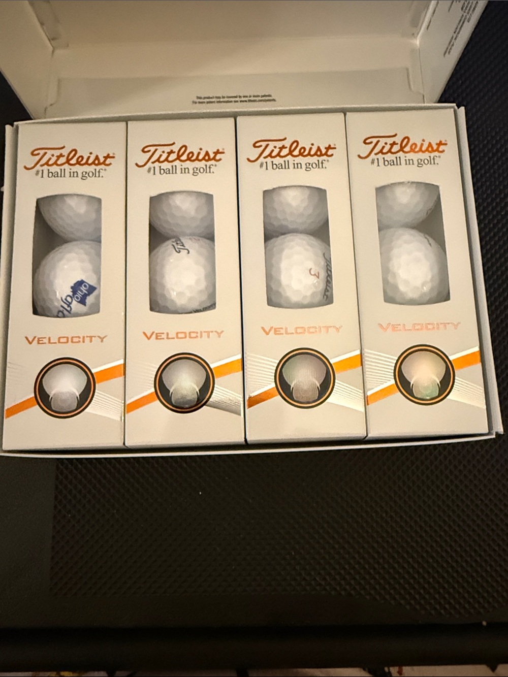 Titleist White Box with Orange Logo - Velocity